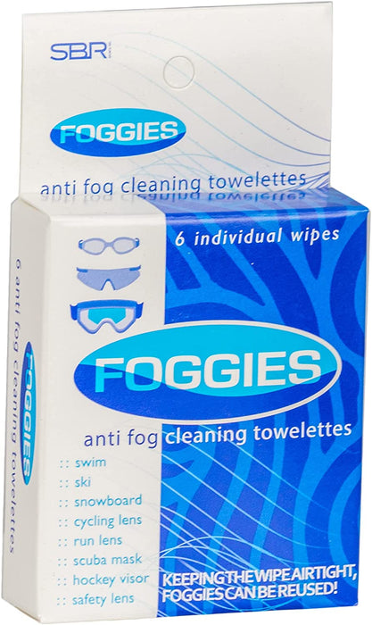 Foggies Anti-Fog Towelettes 6 Pack