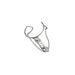 Supacaz TIFLY Cage (Titanium) Raw, Men, Silver, Extra Large