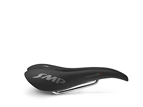 Selle SMP Unisex – Adult's Well M1 Saddle, Black, Standard Size