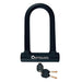 OTTOLOCK Sidekick Compact U-Lock | Lightweight Silicone-Coated Bike Lock (Black)