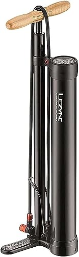 LEZYNE Pressure Over Drive Bicycle Floor Pump, 220psi High Pressure, Presta & Schrader, Bike Pump