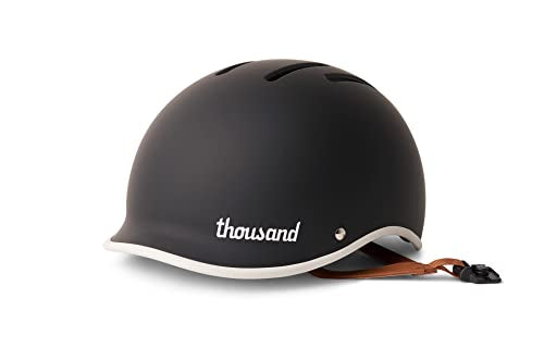 Thousand Adult Bike Helmet The Original Low Profile Retro Commuter Cycling Helmet Safety Certified for Bicycle Skateboard Road Bike Skating Roller Skates; for Men & Women; Heritage Collection (Large)