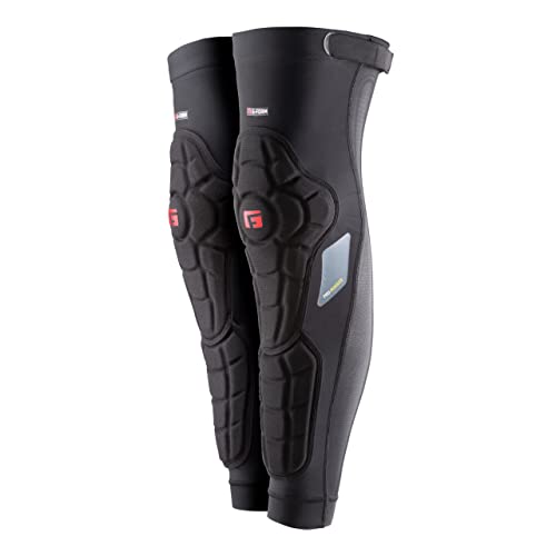 G-Form Pro-Rugged MTB Knee-Shin Guards - Knee Support for Women and Men - Black, Youth S/M