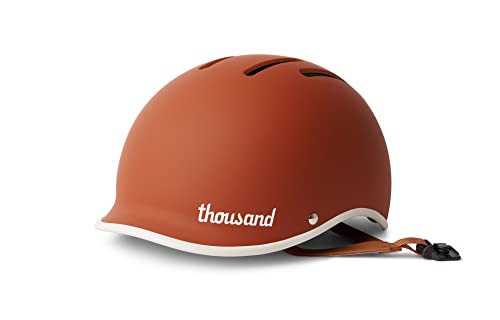 Thousand Adult Bike Helmet The Original Low Profile Retro Commuter Cycling Helmet Safety Certified for Bicycle Skateboard Road Bike Skating Roller Skates; for Men & Women; Heritage Collection (Medium)