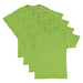 Hanes mens Essentials Short Sleeve T-shirt Value Pack (4-pack) athletic t shirts, Lime, Large US