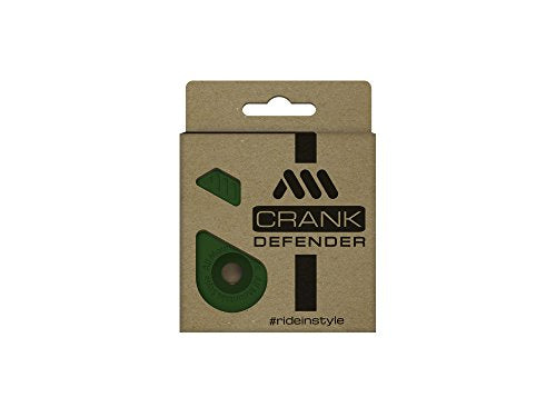 All Mountain Style Crank Defender – Crank Boot Protector Supports High Impact and Scratch Protection - Crankset Cover Sleeve Arm Helps Protect and Style Your Bikes Crank Arm (Green Boots)