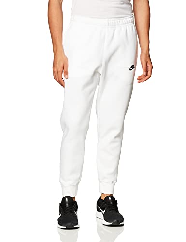 NIKE Men's Nsw Club Jogger, White/White/Black, XL-T