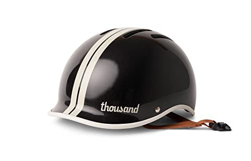 Thousand Adult Bike Helmet The Original Low Profile Retro Commuter Cycling Helmet Safety Certified for Bicycle Skateboard Road Bike Skating Roller Skates; for Men & Women; Heritage Collection (Small)