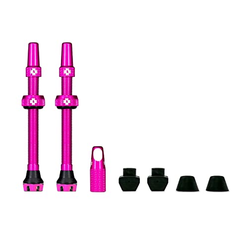 Muc-Off V2 Tubeless Valve Kit Pink, 80Mm, Pair