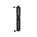 Lezyne Grip Drive HV Bicycle Hand Pump, ABS Flip Chuck, Gravel, Mountain Bike, Presta and Schrader Valve, High Volume, Black, S, 186 mm