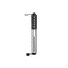 Lezyne Grip Drive HP Bicycle Hand Pump, ABS Flip Chuck, 120PSI, Road, Gravel Bike, Presta and Schrader Valve, High Pressure, Silver, 185mm