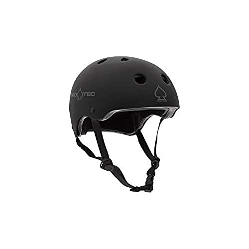 Pro-Tec Classic Safety Certified Skate and Bike Helmet, Large, Matte Black