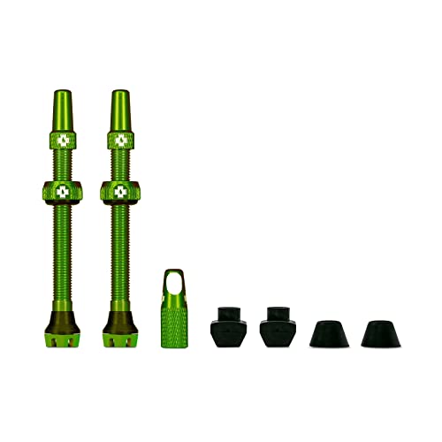 Muc-Off V2 Tubeless Valve Kit Green, 80Mm, Pair