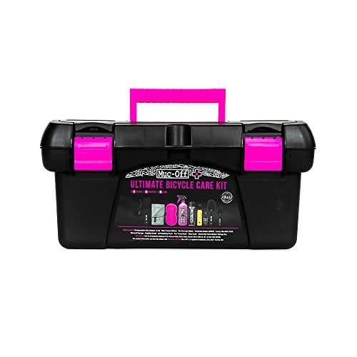 Muc-Off Ultimate Bicycle Cleaning Kit - Must-Have Kit to Clean, Protect and Lube Your Bike - Includes Bike Cleaner, Bike Protect, Brushes and More