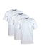 Pro Club Men's 3-Pack Heavyweight Cotton Short Sleeve Crew Neck T-Shirt, White, 3X-Large