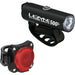 Lezyne Classic Drive 500+ and Zecto Drive 200+ Bicycle Light Set, Front and Rear Pair, 500/200 Lumen, White/Red LED, Road, Mountain, Gravel Bike, USB-C Rechargeable