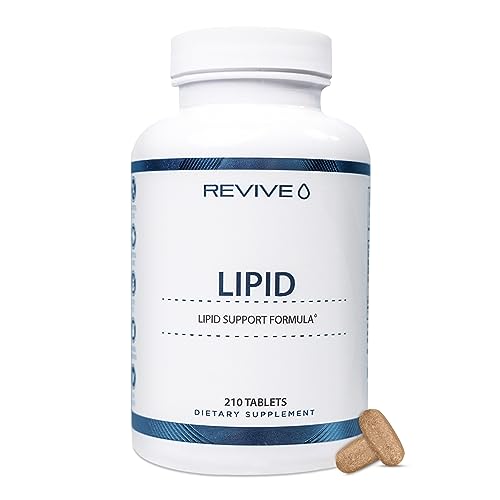 REVIVE MD Lipid Support Formula - Cardiovascular Supplement Helps Maintain Healthy Cholesterol Levels, Endothelial Health & Triglyceride Levels - Beta Sitosterol, Citrus Bergamot & Pantethine