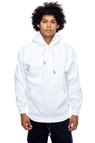 Pro Club Men's Heavyweight Pullover Hoodie (13oz), 2X-Large, Snow White