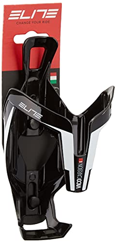 Elite Vico Carbon Cage Gloss Black/White