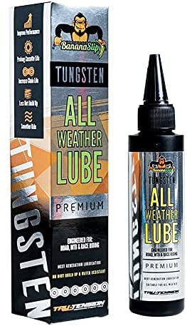 Tru-Tension Bananaslip Tungsten All Weather Bike Chain Lube - 50 ml, Perfect for Trek Bike - Road Bike - Mountain Bikes