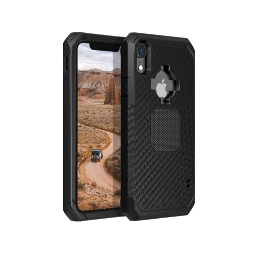 Rokform - iPhone XR Magnetic Case with Twist Lock, Military Grade Rugged iPhone Case Series (Black)