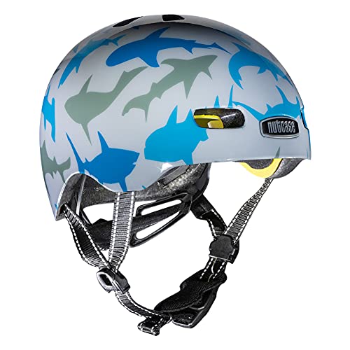 Nutcase, Baby Nutty, Toddler Bike Helmet with MIPS Protection System and Magnetic Buckle, Baby Shark Gloss, XXS