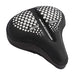 Memory Foam Comfort Saddle Cover by Delta, Large, Black - for Exercise, Spin, Cruiser, Outdoor Bikes & Mountain Bikes - Easy to Mount & Non-Slip Backing Holds onto Any Seat - Ergonomic Design