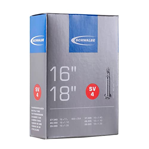 SCHWALBE Bicycle Tube with 40mm Presta Valve, 18 x 1-1.5-Inch