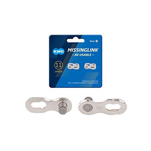 KMC Missing Link 7,8,9,10,11,12 Speed Silver/Gold (New Blue Packing) (11-speed, 5.65mm, re-usable, SILVER)