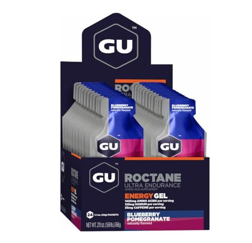 GU Roctane Energy Gel - 24 Pack Blueberry