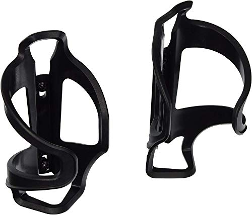 Lezyne Flow SL Pair | Bike Water Bottle Cage, Composite, Left & Right, Black, 48g Each, Road, Mountain, Gravel Cycling Water Holder