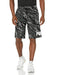 PUMA mens Big Logo Fleece Camo Shorts, Cotton Blackcamo, Medium US