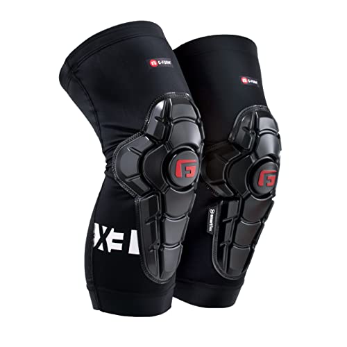 G-Form Pro-X3 Mountain Bike Knee Guards - Knee Pads for Men & Women - Black, Adult Small