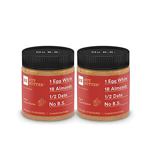 RXBAR Nut Butter, Maple Almond Butter, 10oz Jar, Pack of 2, Keto Snack, Gluten Free