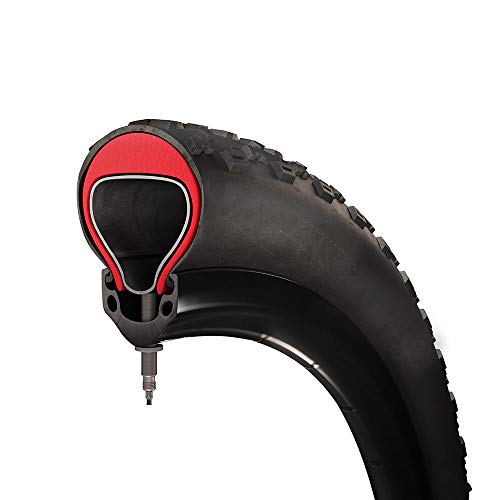 Tannus Unisex's Armour Puncture Round Protection, high Grip with Low Rolling Resistance, Easy Assembly, Reusable, Free tyre and Tread Selection, red, 20 x 4.0-4.8