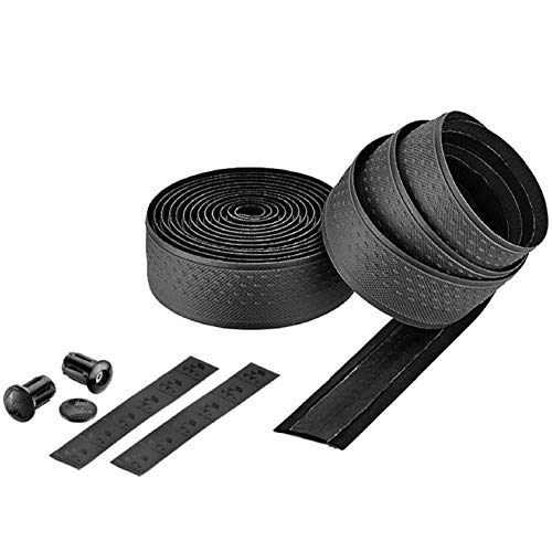 CICLOVATION BAR Tape, Grind Touch, Developed specifically for Gravel and high-Density Rubber-Based Compound is Made to Withstand All Weather Conditions, T.3mm/W.30mm/L.2000mm, Black