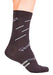 VeloToze Cycling Sock - Active Compression with Merino Wool Blend - Black/Grey Small/Medium