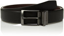 Nike Men's Standard Pebble Feather Edge Reversible Belt, Black/Brown, 36