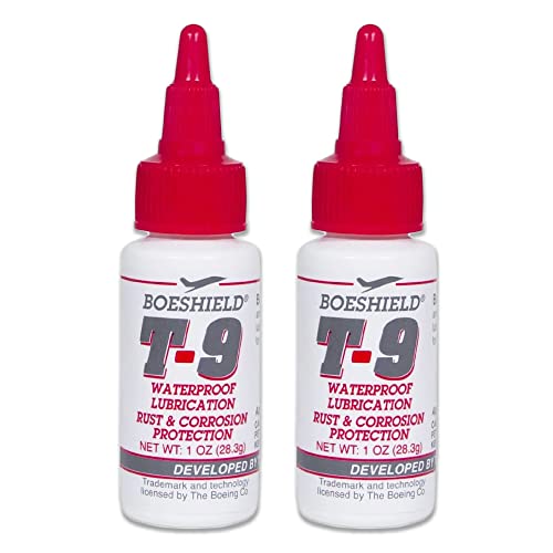 BOESHIELD T-9 Rust & Corrosion Protection/Inhibitor and Waterproof Lubrication, 1 oz liquid (Twо Расk)