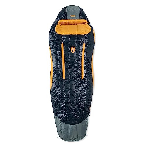 NEMO Disco Sleeping Bag | Plush Down Backpacking Sleeping Bag for Side Sleepers, Mens 15 Regular