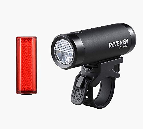 Ravemen CR500 (500 Lumens) / TR20 (20 Lumens) USB Rechargeable Twinset