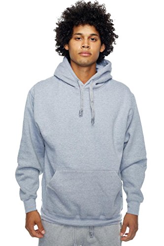 Pro Club Men's Heavyweight Pullover Hoodie (13oz), 2X-Large, Heather Gray