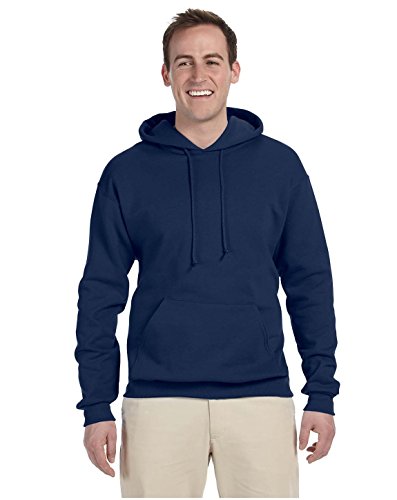 Jerzees - 8 oz. NuBlend 50/50 Pullover Hood >> L,TRUE NAVY