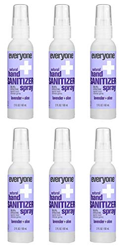 Everyone Sanitizer - Spray - Lavender - Aloe - Case of 6-2 fl oz6