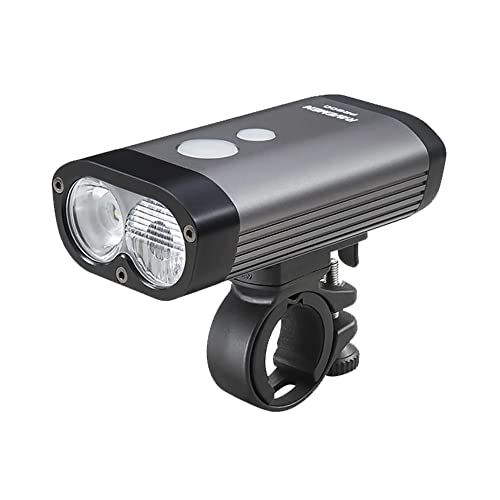 Ravemen PR800 USB Rechargeable DuaLens Front Light with Remote in Grey/Black (800 Lumens)