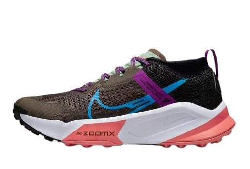 Nike Men's ZoomX Zegama Trail Running Shoe (Ironstone/Vivid Purple/Black/Laser Blue, us_Footwear_Size_System, Adult, Men, Numeric, Medium, Numeric_8_Point_5)