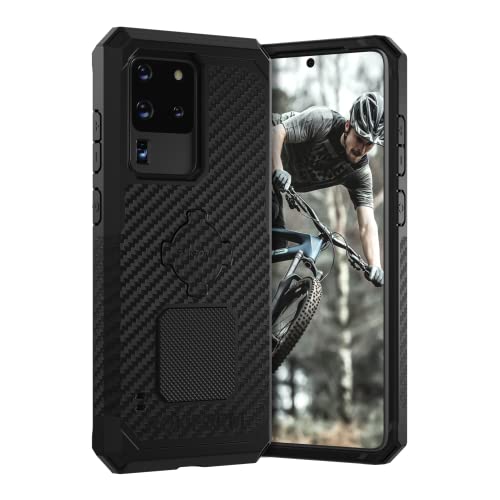 ROKFORM – Galaxy S20 Ultra Case, Rugged Series, Magnetic Protective Samsung Gear, Galaxy S20 Ultra Cover with RokLock Twist Lock, Dual Magnet, Drop Tested Armor (Black)