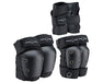 Pro-Tec Kids Street Elbow, Knee, and Wrist Pad Protective Gear Set, Youth Small, Black