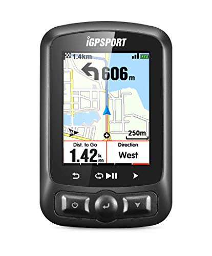 iGPSPORT iGS620 GPS Cycling Computer Compatible with ANT+ Wireless Bicycle Computer SMS & Call Notification Map Navigation Waterproof IPX7(Support Heart Rate Monitor & Cycling Sensor)