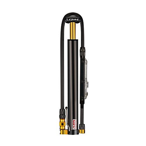 Lezyne Micro Floor Drive HP Bicycle Portable Floor Pump, Road, Gravel Bike, High Pressure, ABS Flip Chuck, Presta/Schrader, Black, No Gauge